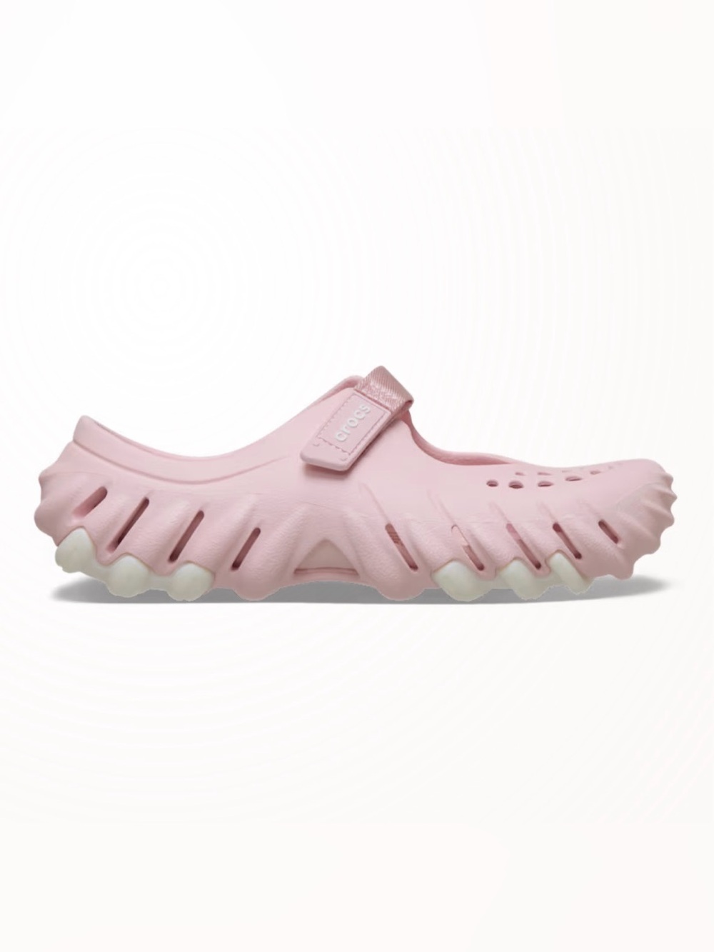 Crocs Echo Mary Jane clogs slides in pink and white cotton candy women’s 7 - Picture 2 of 13